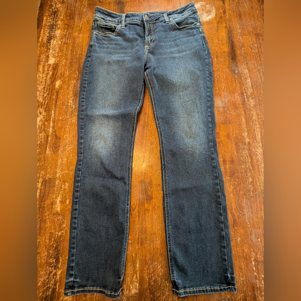 Silver Jeans Elyse Straight Denim Womens Western Cowgirl Country Outdoors Used